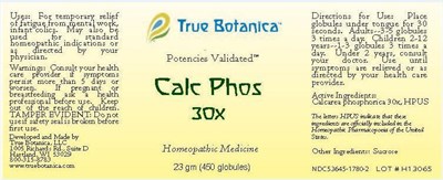 Display Panel (Calc Phos 30x 25 Gm V1 8 2013)